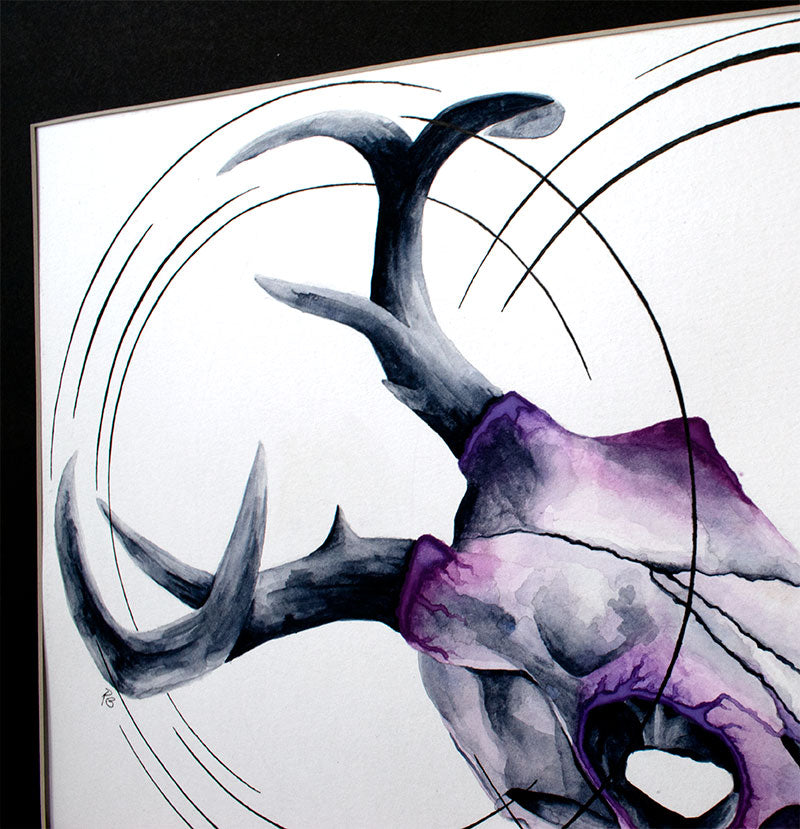 Deer-Skull-Watercolor-Painting