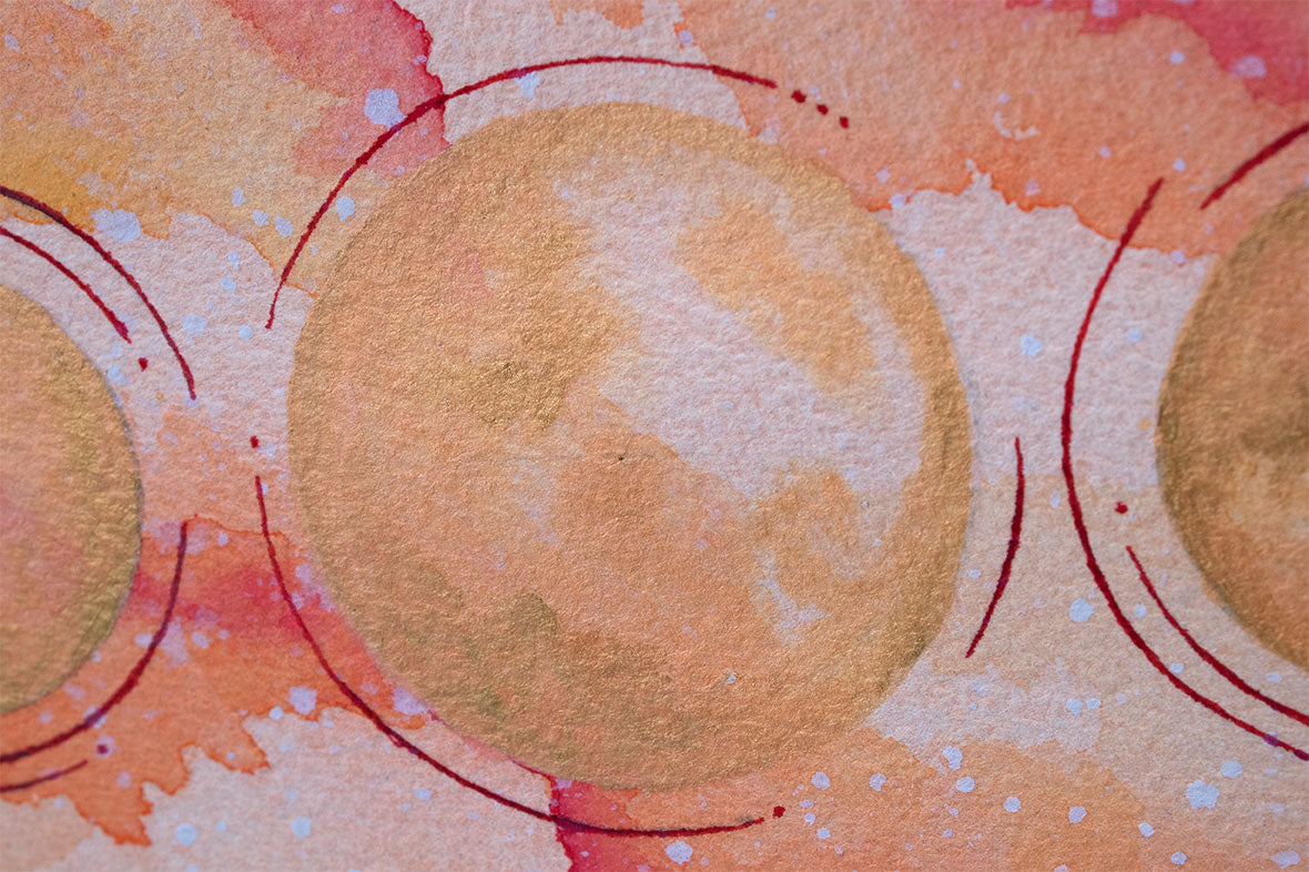 Orange-and-Gold-Phases-Watercolor-Painting