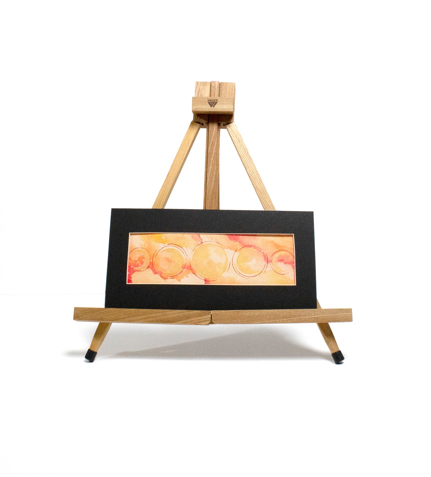Orange-and-Gold-Phases-Watercolor-Painting-Easel